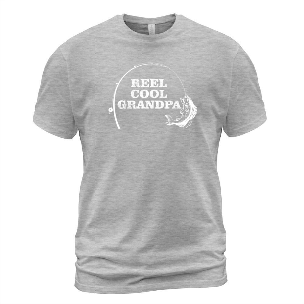 Reel Cool Grandpa Fishing Fathers Day Gift Men's T-Shirt