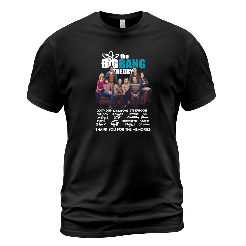 The Bigbang Theory 2007-2019 12 seasons 279 episodes signatures shirt T-Shirt Unisex