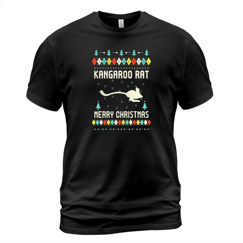 Kangaroo Rat Christmas T-Shirt, Sweater Vintage Retro TShirt T-Shirt Unisex