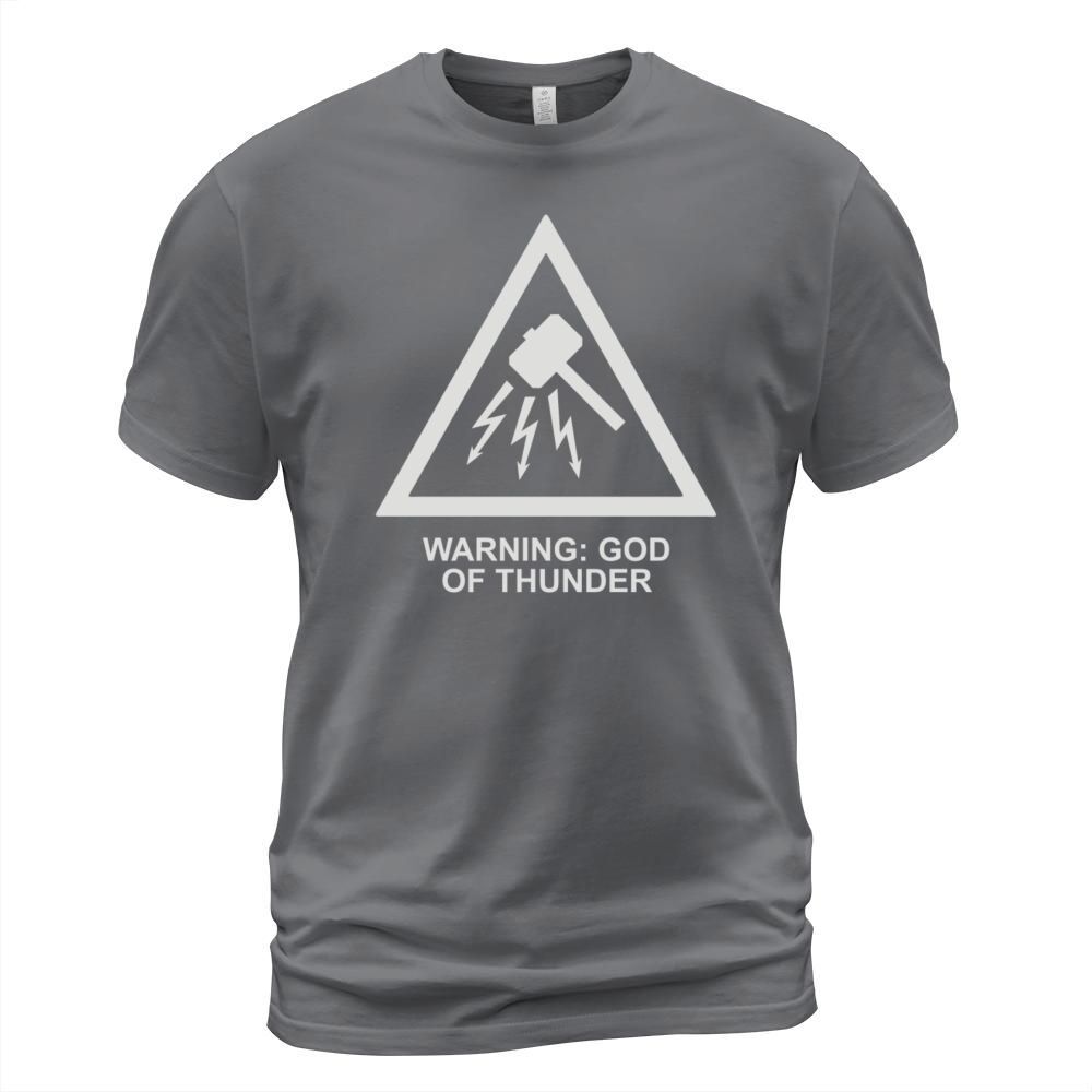 Warning God of Thunder Men's T-Shirt