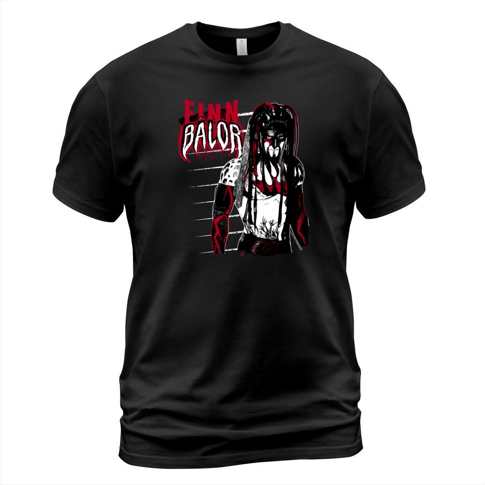 Wrestling WWE Finn Balor Black and Red T-Shirt Unisex