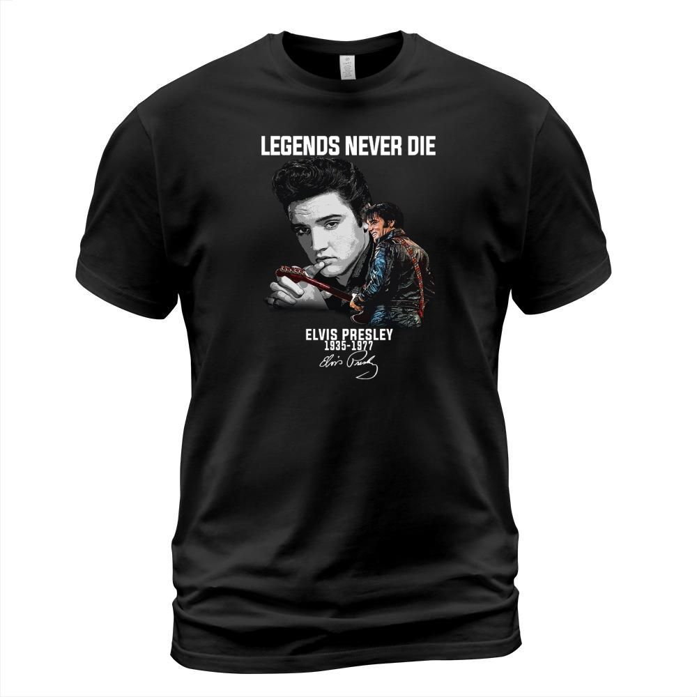 Legends never die Elvis Presley 1935-1977 signature shirt T-Shirt Unisex