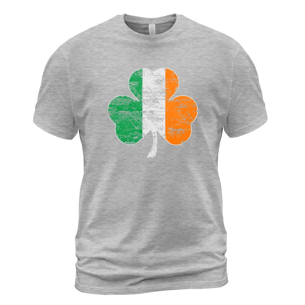 Vintage Distressed Irish Flag Shamrock Men's T-Shirt