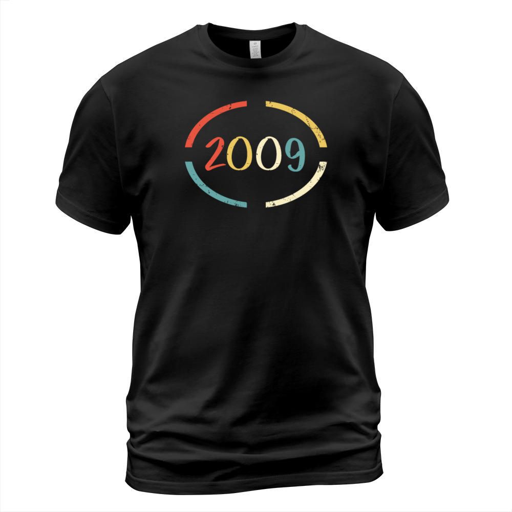 Retro Birthday Gift - Vintage Born in 2009 Men's T-Shirt