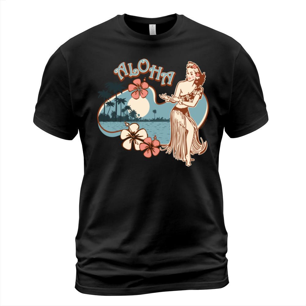 Aloha Hula Girl Men's T-Shirt