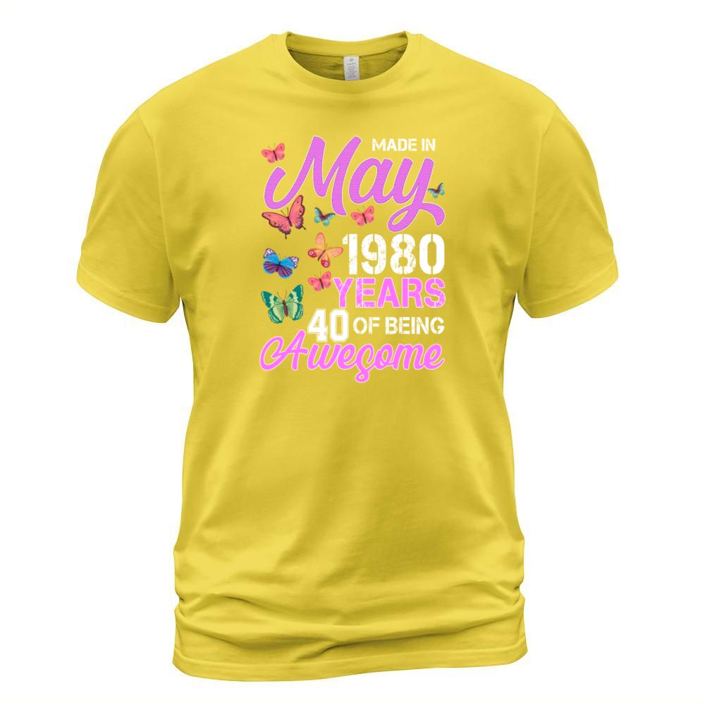 Made In May 1980 Years 40 Of Being Awesome Men's T-Shirt