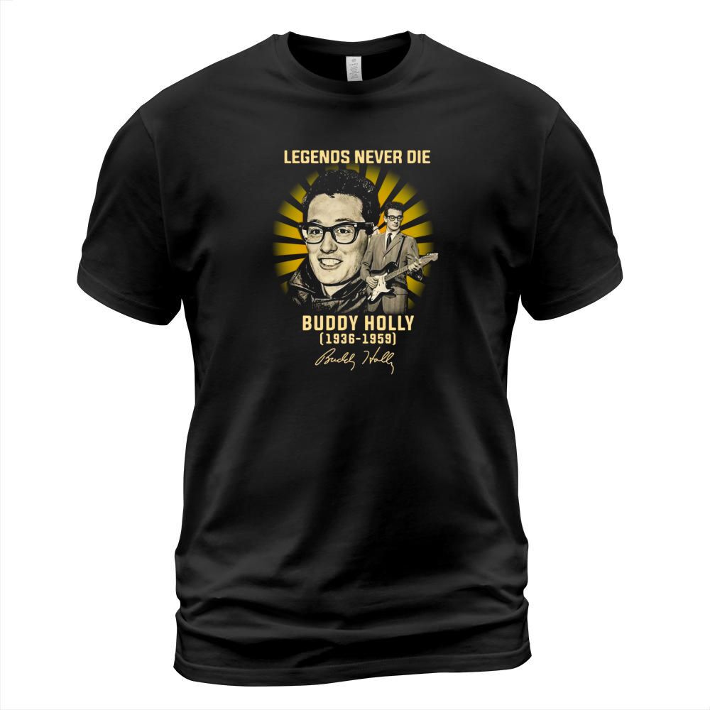 Legends never die Buddy Holly 1936 1959 signature T-Shirt Unisex