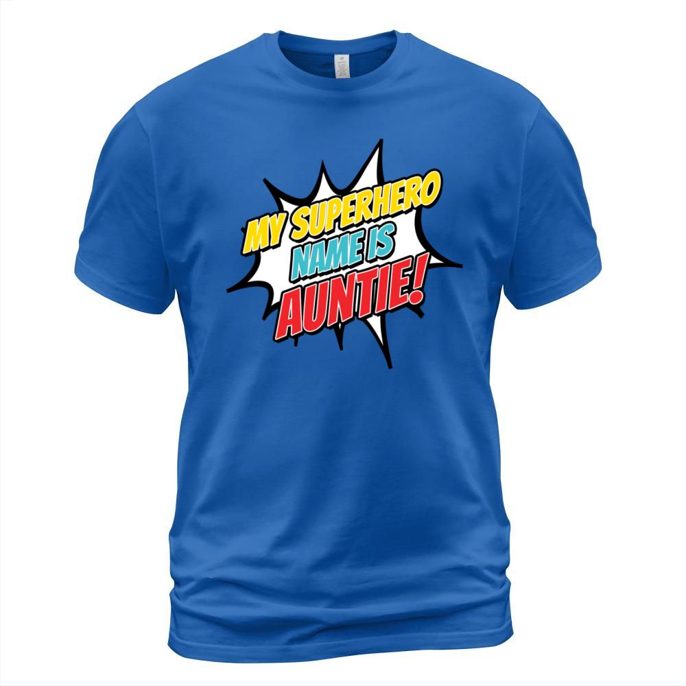 My Superhero Name is Auntie Men's T-Shirt