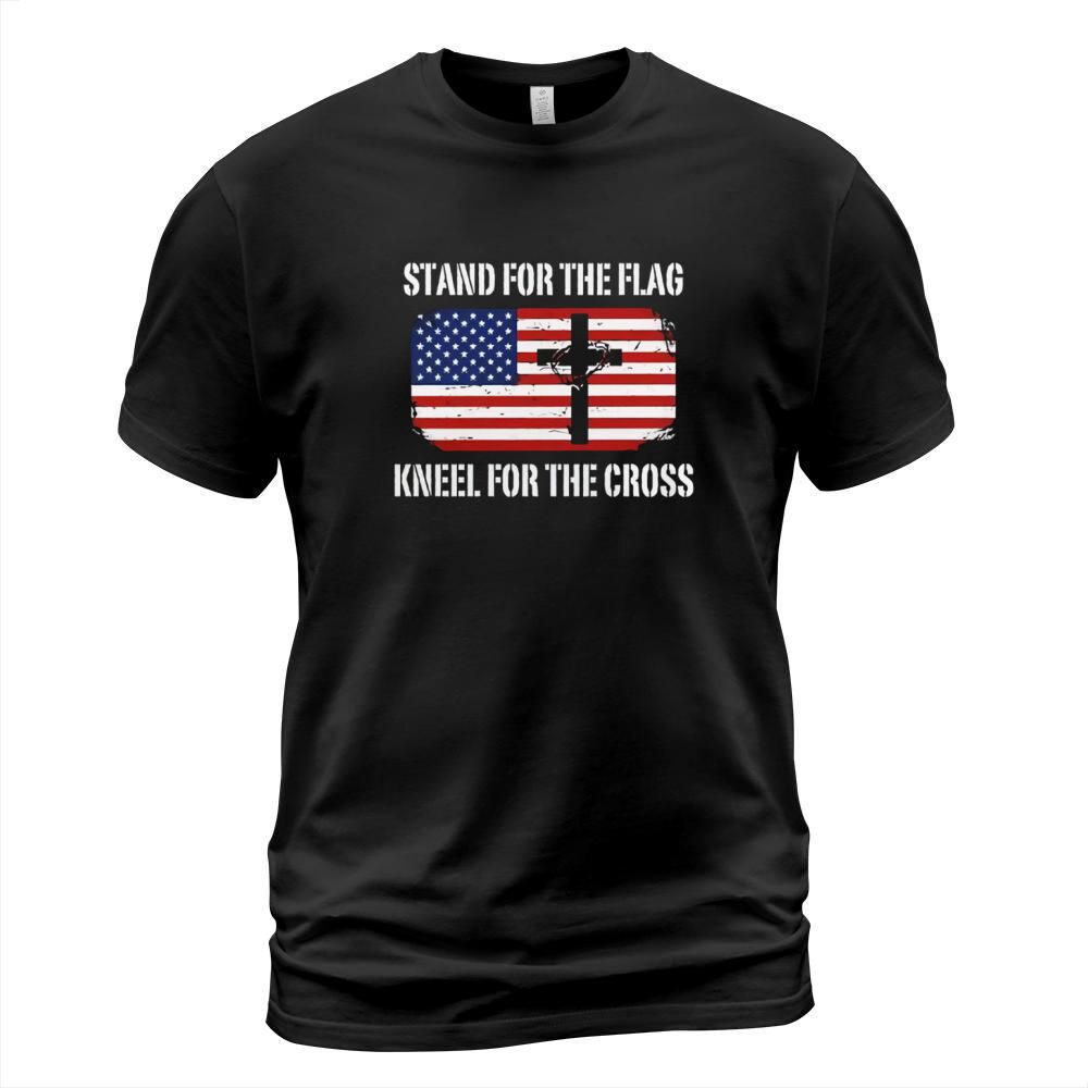 Patriotic Stand For The Flag Kneel For The Cross TeeShirt T-Shirt Unisex