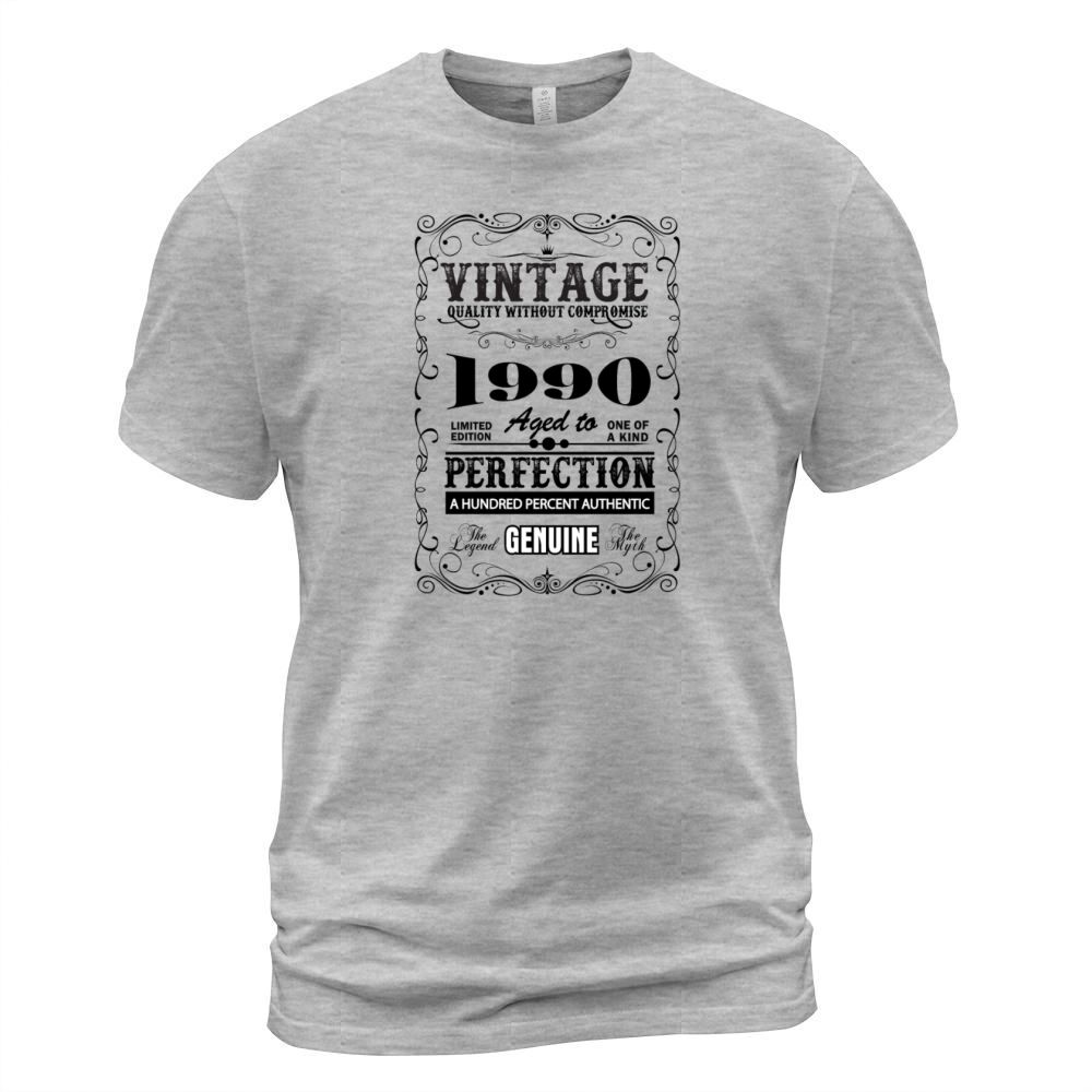 Premium Vintage 1990 Aged To Perfection Men's T-Shirt