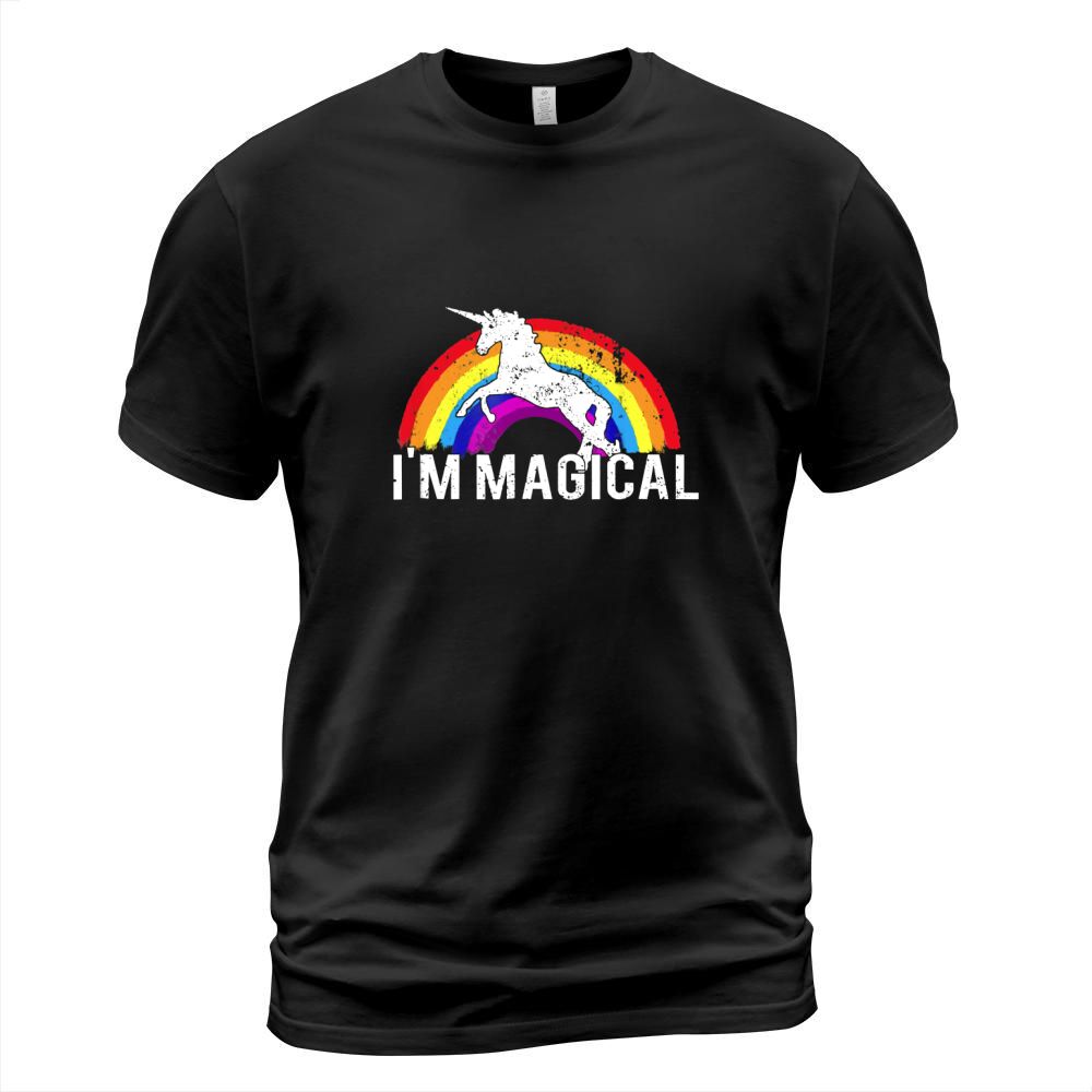 I Am Magical Unicorn In Rainbow  Funny and Pretty T-Shirt Unisex