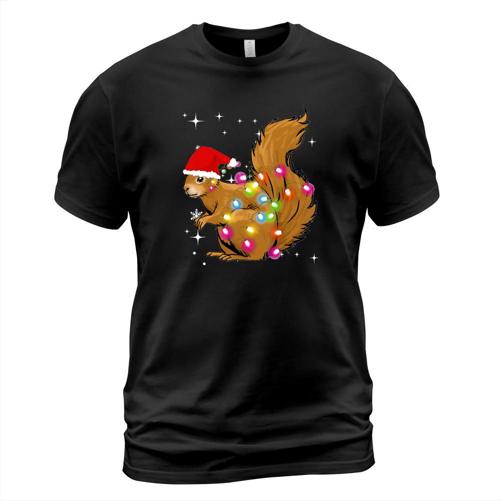 Funny Squirrel Christmas Squirrel Christmas T-Shirt Unisex