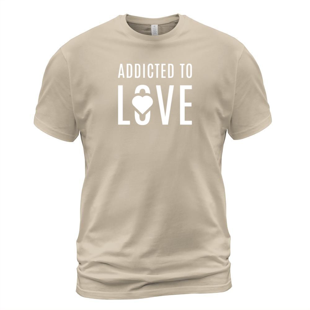 Addicted to Love Cute Entrepreneur Hustle White Men's T-Shirt