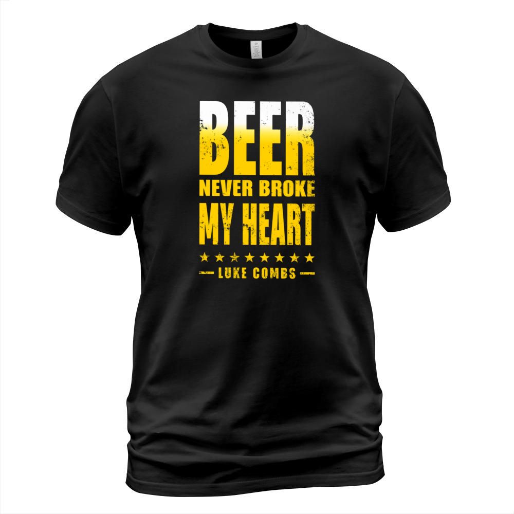 Luke Combs Merch Beer Never Broke My Heart Hoodie T-Shirt Unisex