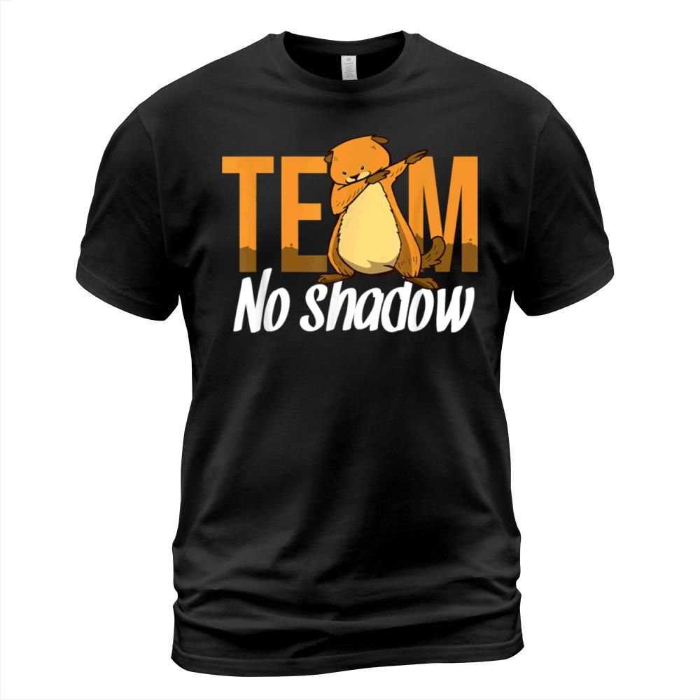 Funny Groundhog Day Team No Shadow Dabbing Kids Men's T-Shirt