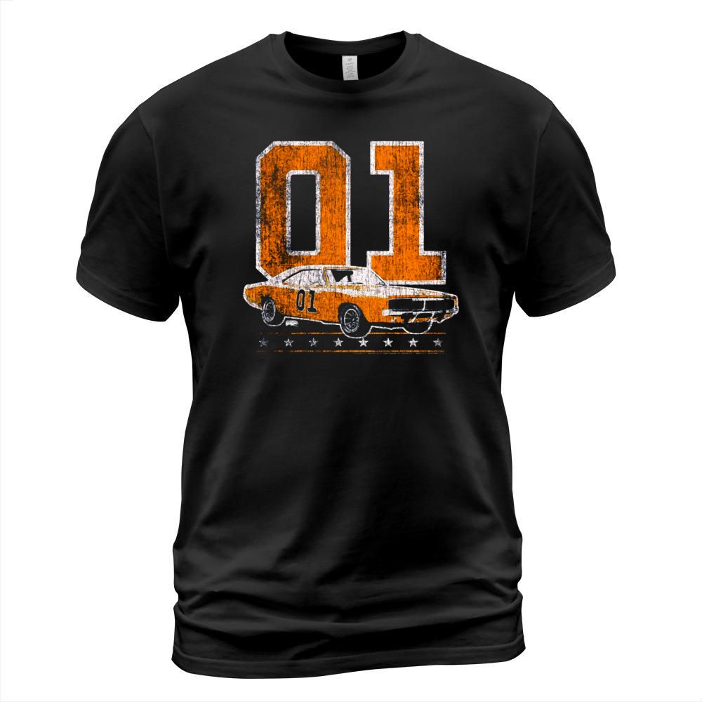 6472 DUKES OF HAZZARD GENERAL LEE 2 COLOR VINTAGE T-Shirt Unisex