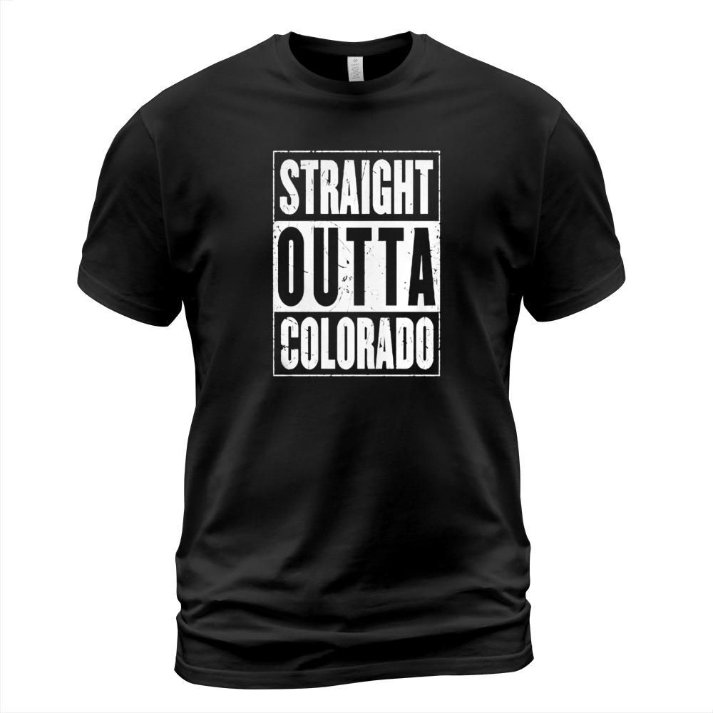 Straight Outta Colorado Shirt | The Original Distressed Look T-Shirt Unisex