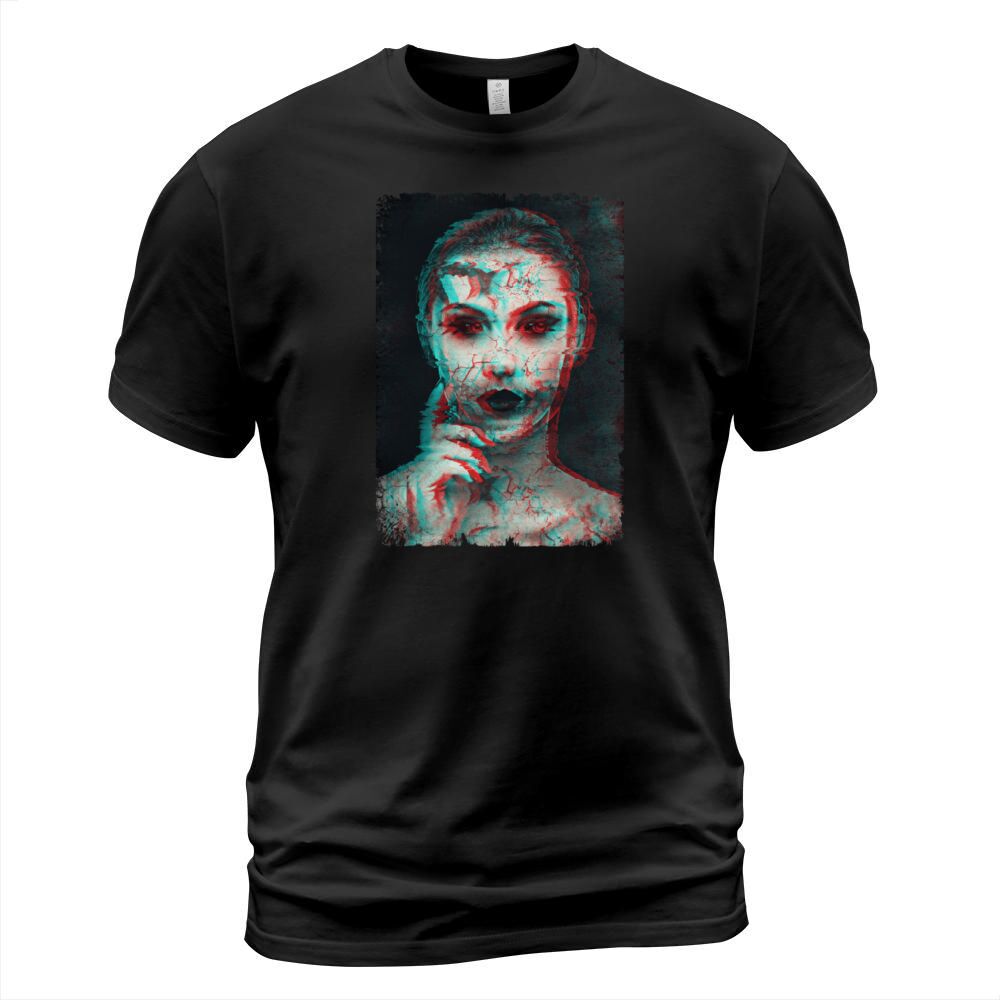 Zombie Woman Creepy Girl Devil Men's T-Shirt