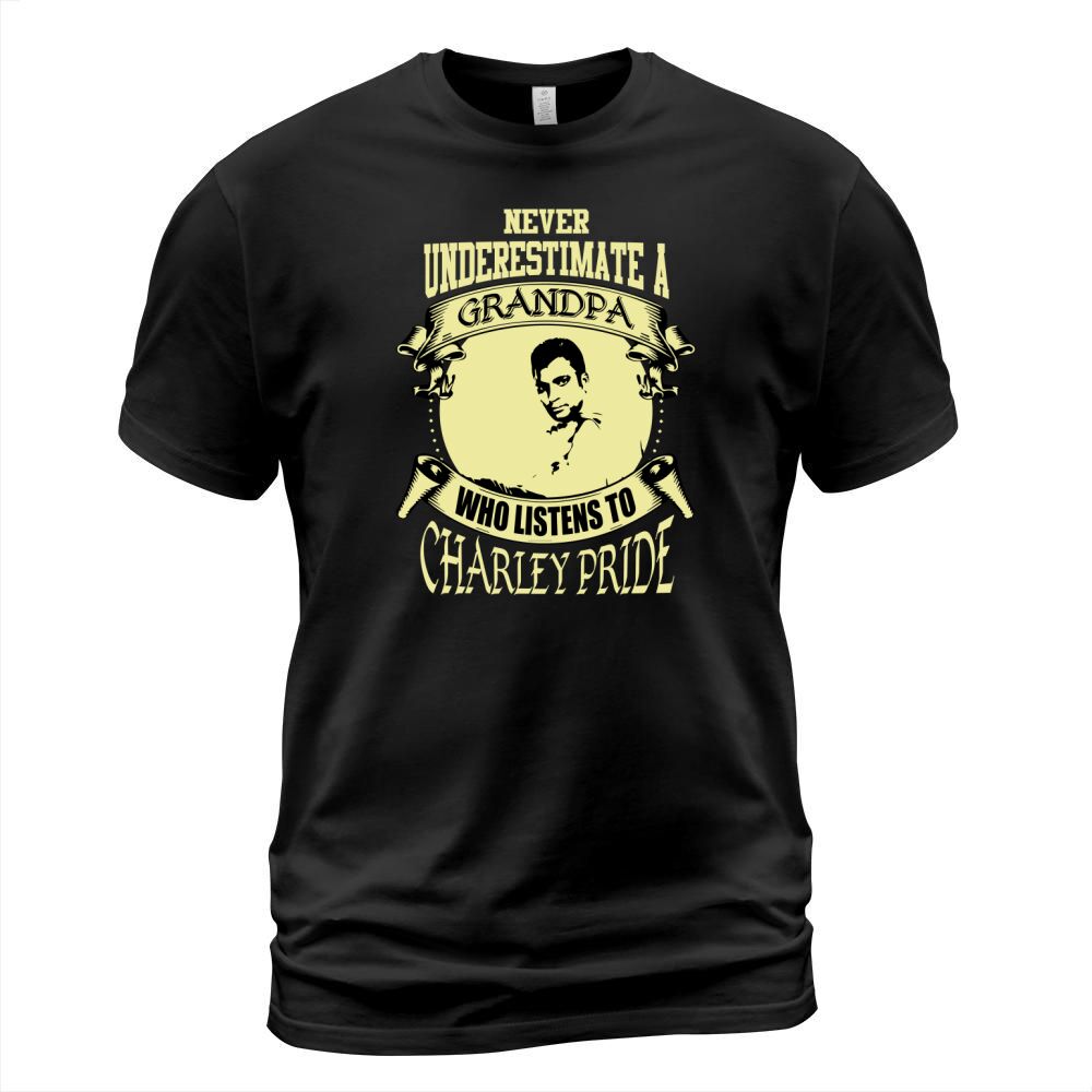 Never Underestimate A Grandpa Who Listens To Charley Pride T-Shirt Unisex