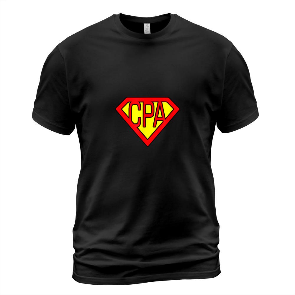 CPA Accountant Superhero T-Shirt Unisex