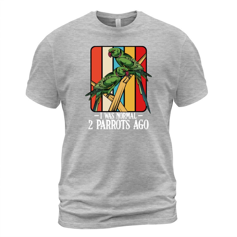 Retro Style Parrots Funny Sayings Gift Men's T-Shirt