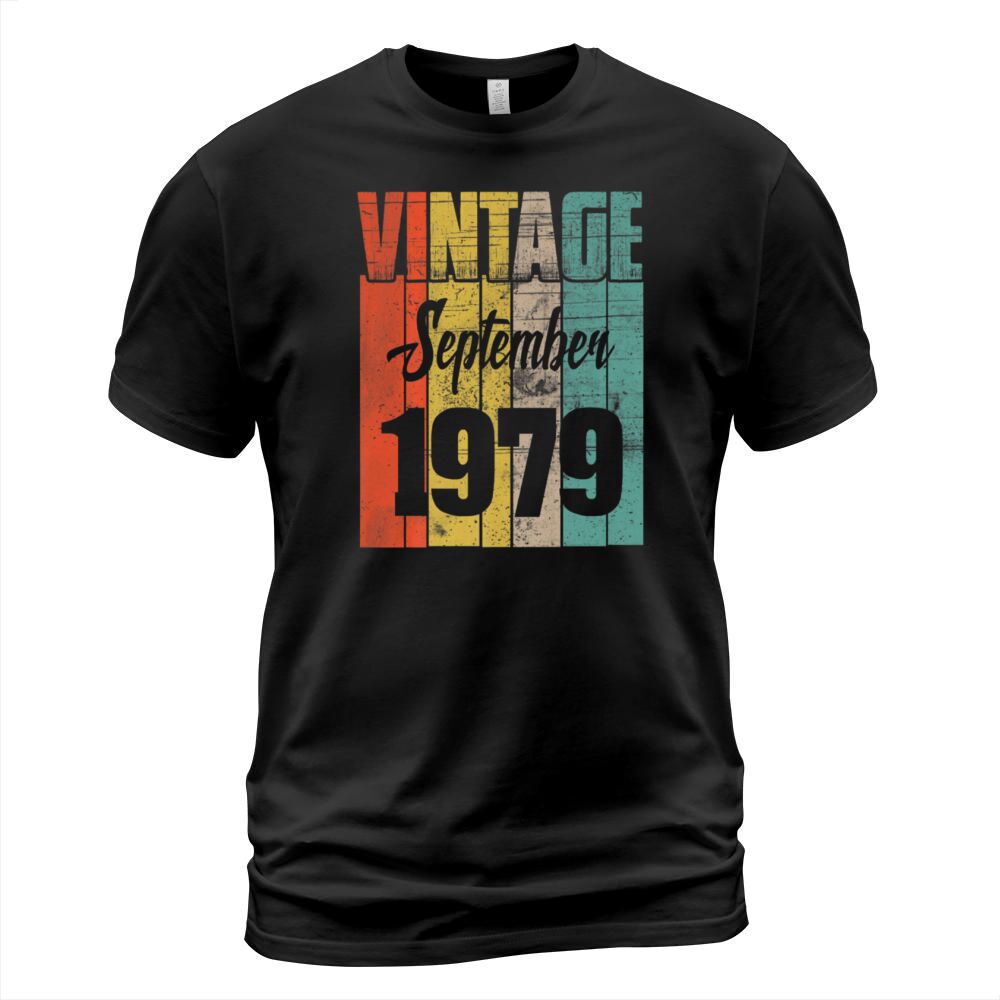Birthday 365 Vintage September 1979 Birthday Gifts Men's T-Shirt
