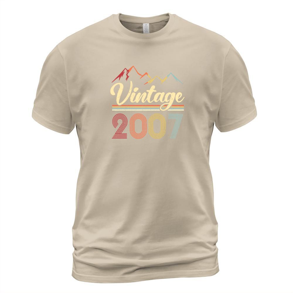 Vintage 2007 15th Birthday Retro 15 Years Old Men's T-Shirt