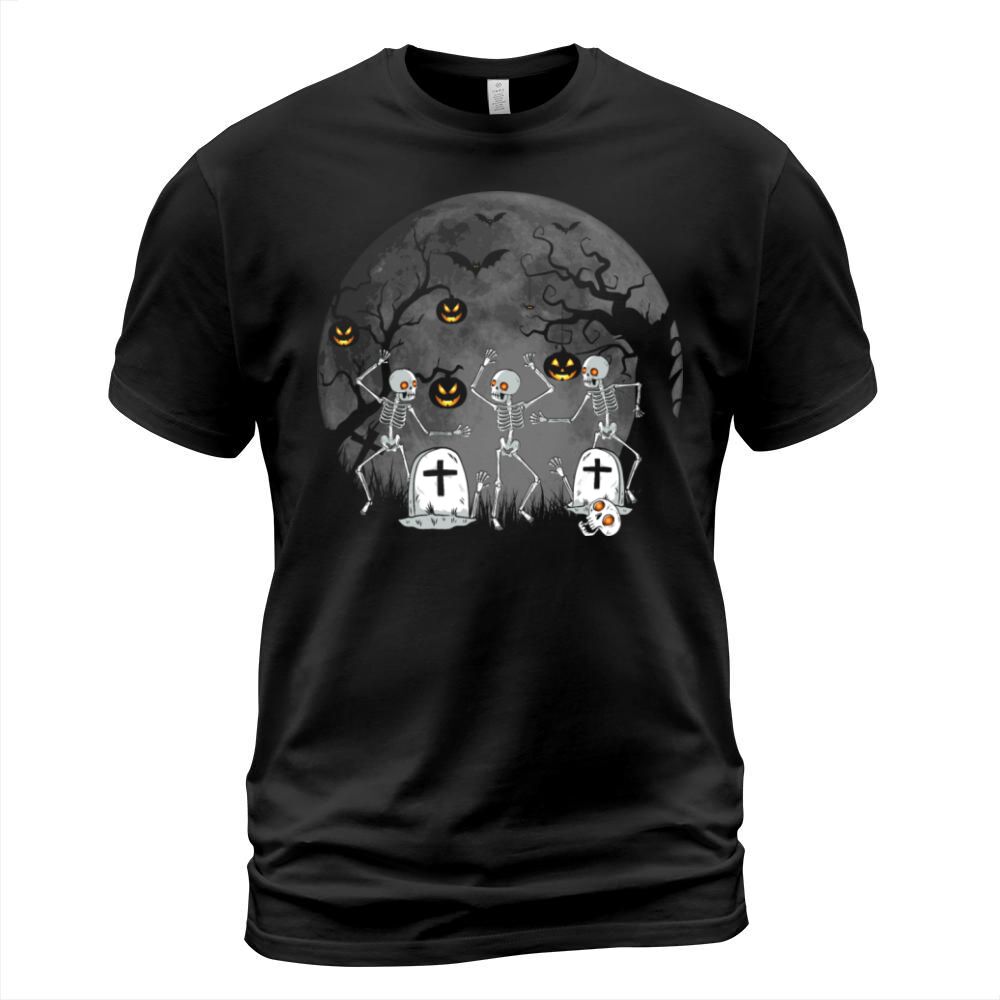 Halloween Funny Skeletons Dancing Men's T-Shirt