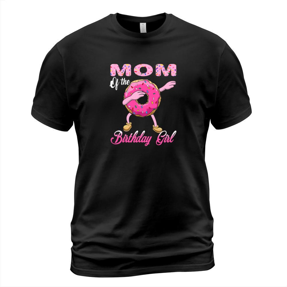 Mom of the Birthday girl Donut Dab Matching Party Men's T-Shirt