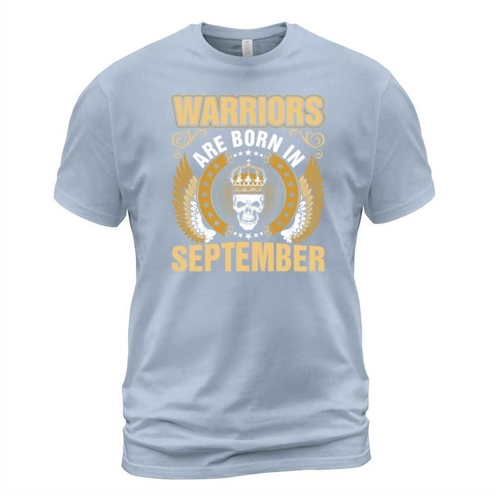 Warriors Are Born In September Men's T-Shirt