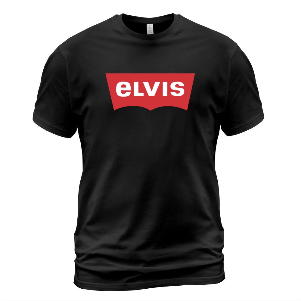 Elvis - Levis Style Logo TShirt T-Shirt Unisex