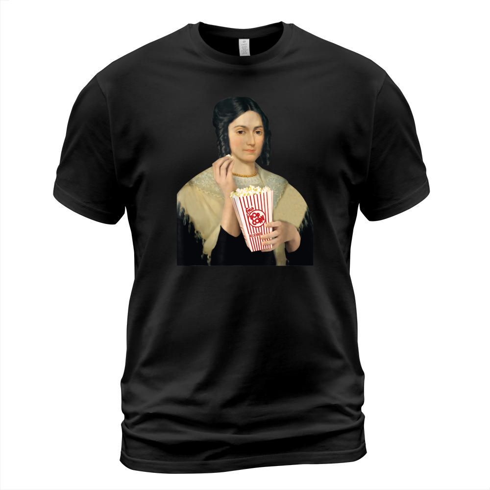 Emma Smith Eating Popcorn Funny Mormon Exmormon Tshirt T-Shirt Unisex