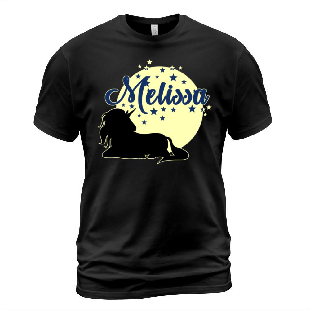Melissa cute first name unicorn T-Shirt Unisex