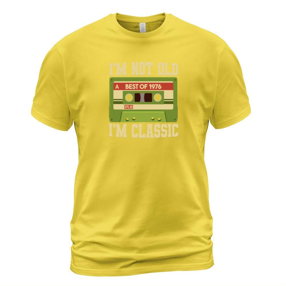 Vintage Cassette Im Not Old Im A Classic 1976 Men's T-Shirt