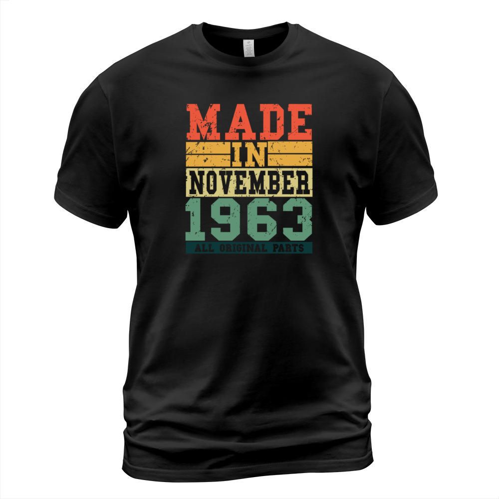 1963 Birthday November Vintage Saying Men's T-Shirt