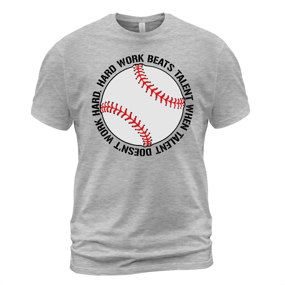 Hard Work Beats Talent Baseball shirt Men's T-Shirt