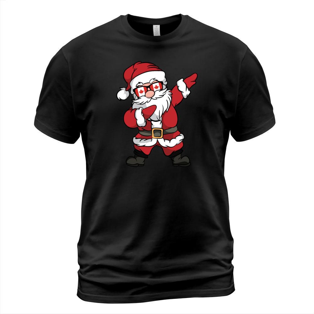 Canada Santa Claus dabbing dubbing christmas Men's T-Shirt