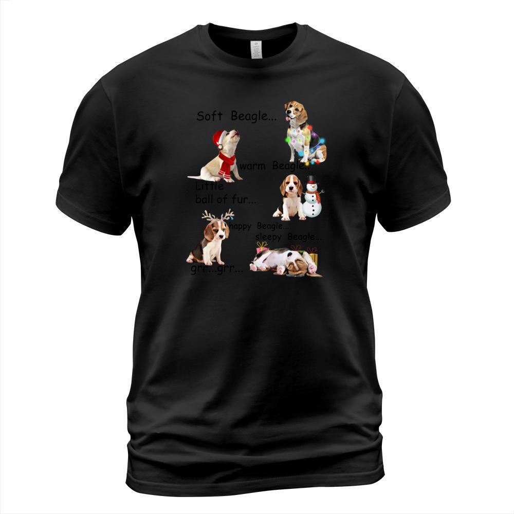 5 Shades Of Beagle Christmas Dog Lovers - Unisex Long Sleeve T-Shirt Unisex