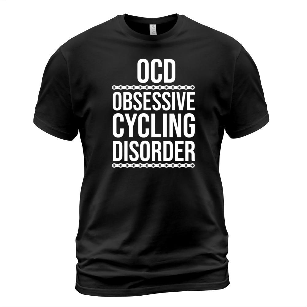 OCD Cycling Bike Funny Cyclist Triathlon Dad Gift T-Shirt Unisex