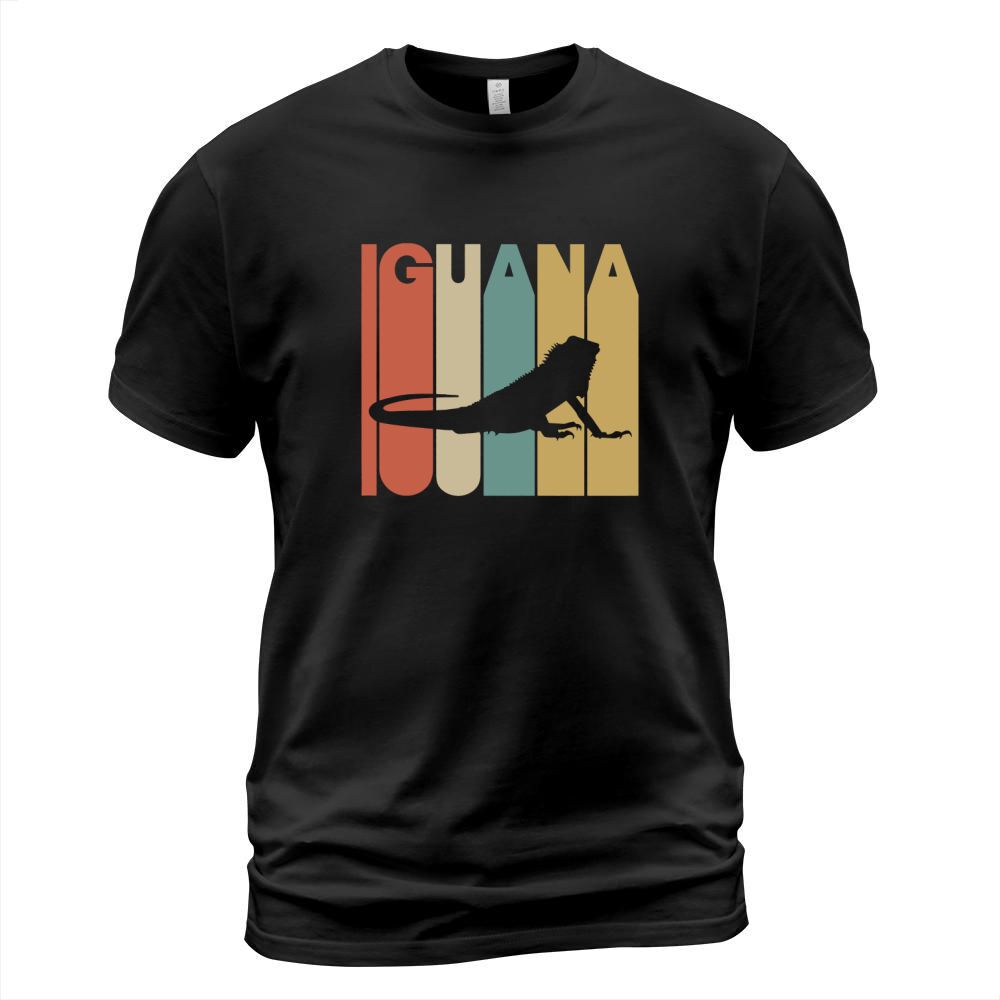 Vintage Style Iguana Silhouette T-Shirt T-Shirt Unisex