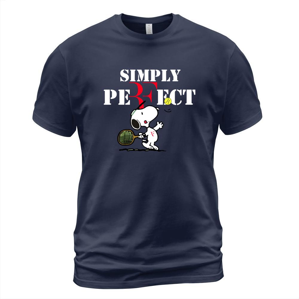 Snoopy Roger Federer Tout simplement parfait chemise débardeur à capuche T-Shirt Unisex