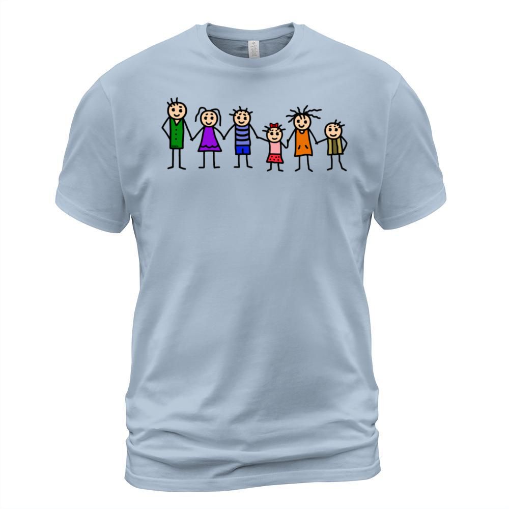 large family - patchwork family - colorful Men's T-Shirt