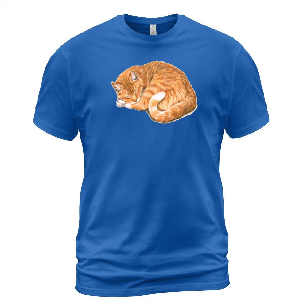 Cute Orange Tabby Cat Shirt - Gift For Cat Lovers Men's T-Shirt