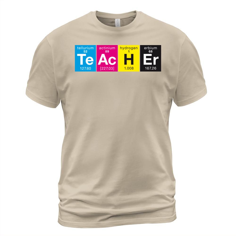 Elementary TeAcHEr CMYK colors style Men's T-Shirt