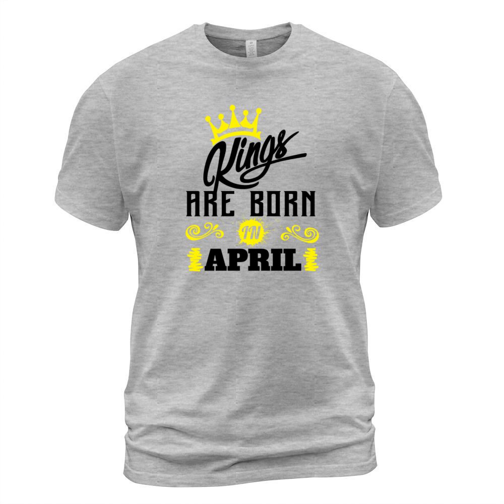 Kings Are Born In April Men's T-Shirt