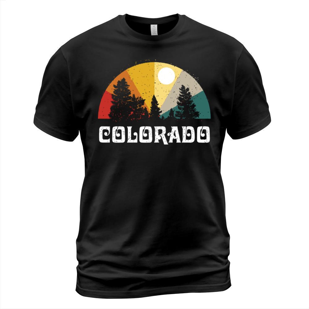 Colorado Vintage Sunset Outdoors Hiking Souvenir Men's T-Shirt