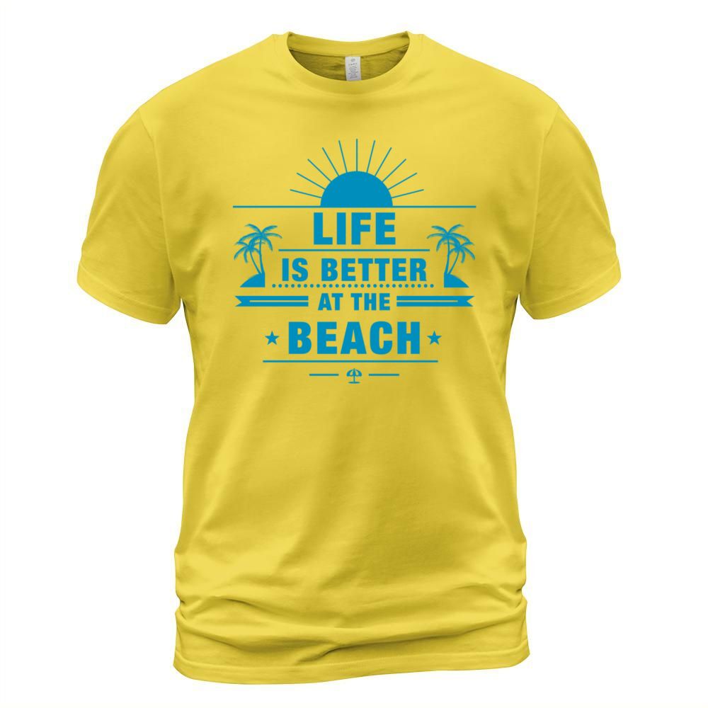 Life Better at The Beach Men's T-Shirt