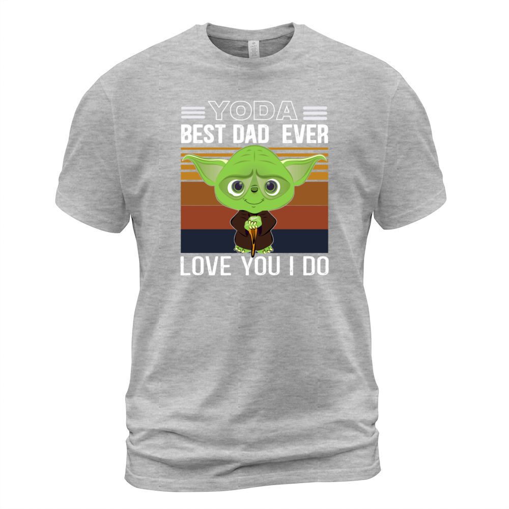 Yoda Best Dad Ever Yoda Start Wars Shirt First Men's T-Shirt
