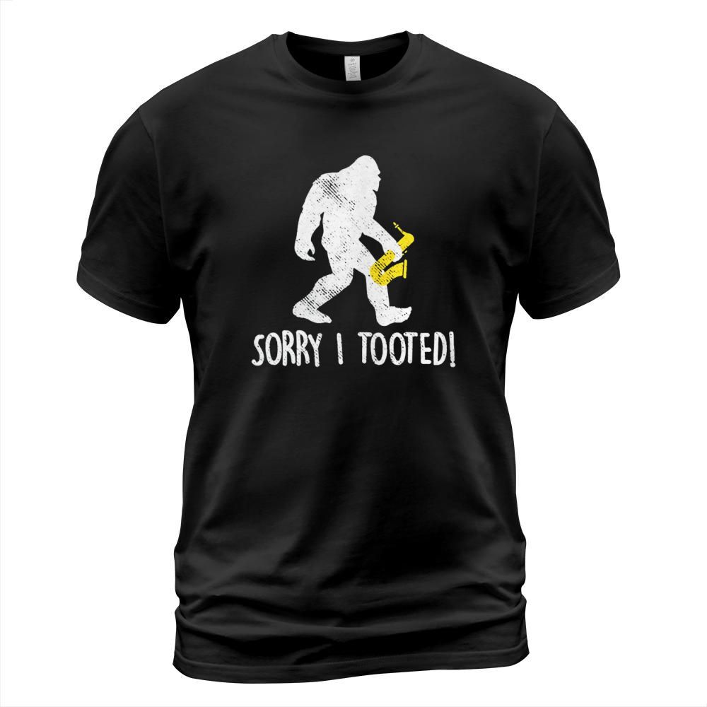 Funny Saxophone Player Gift Sorry I Tooted T-Shirt Unisex