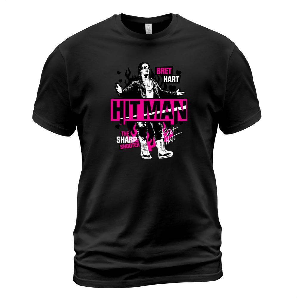 WWE Bret Hart  Hit Man  Graphic T-Shirt Unisex